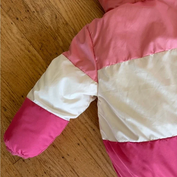 Swiss Tech 3T pink color block parka winter coat snow suit coat - Picture 8 of 10